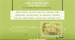 Desktop Screenshot of collincreekvision.com