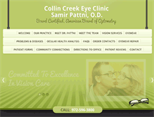 Tablet Screenshot of collincreekvision.com